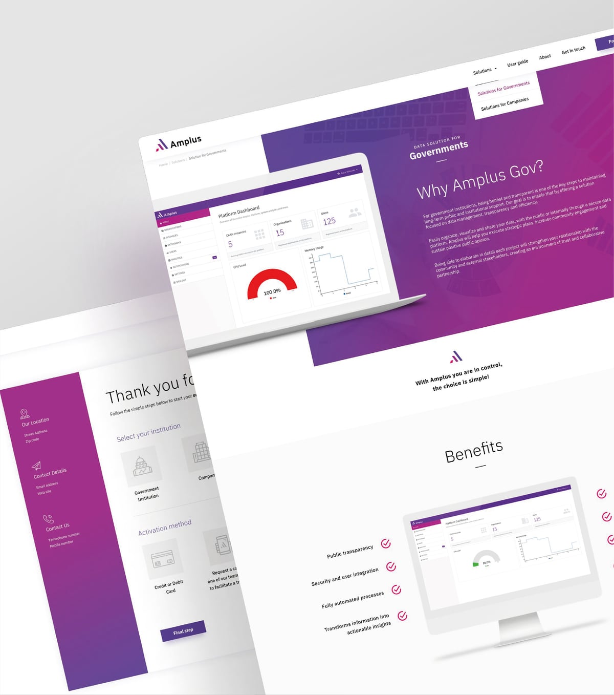 Amplus Gov - Government Data Solution project showcase