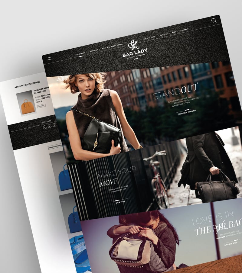 Luxury Fashion E-commerce project preview