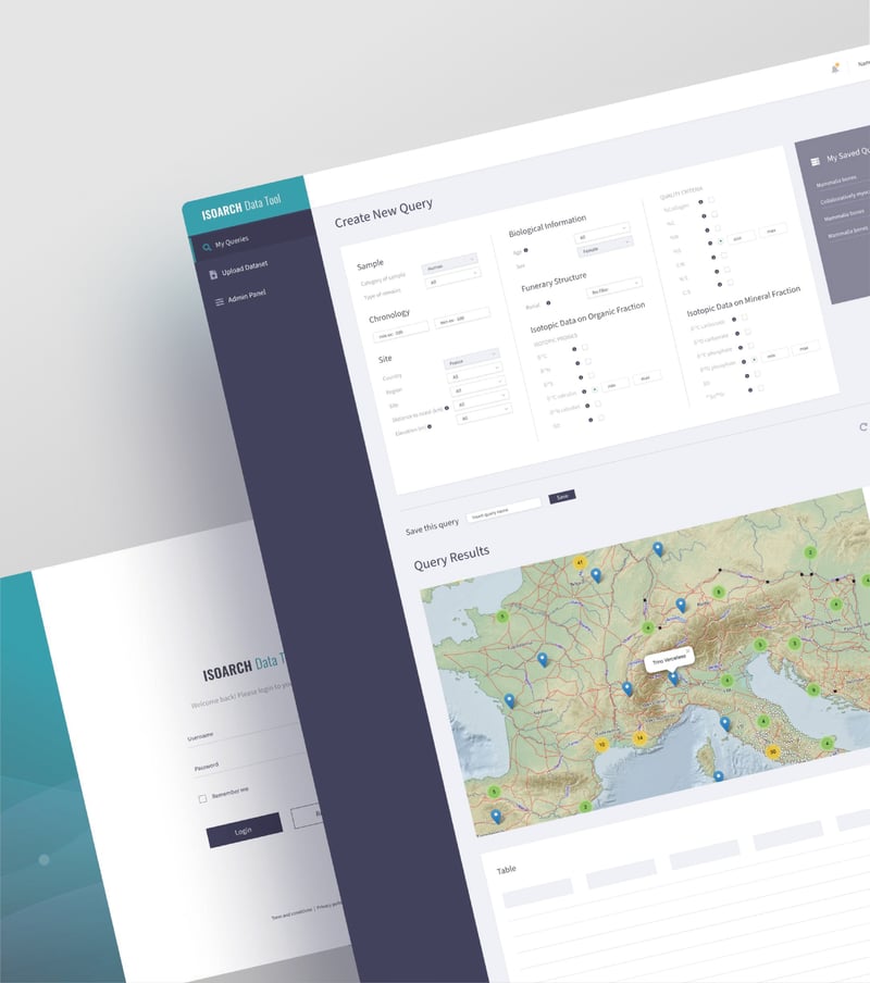 IsoArch - Archaeological Data Platform project preview