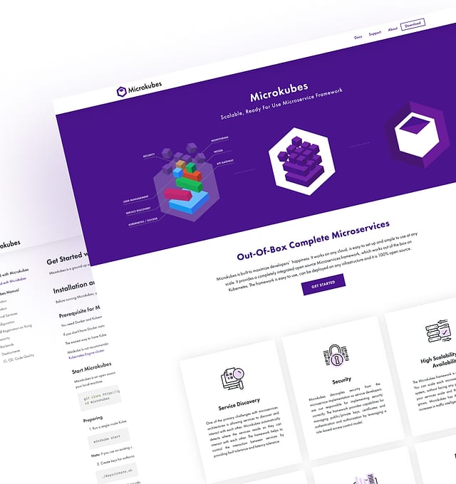 Microkubes - Microservices Framework project preview